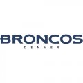 Denver Broncos Script Logo  Decals Stickers version 2