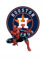 Houston Astros Spider Man iron on transfers