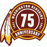 Washington Redskins Anniversary Logo  Iron-on Stickers (Heat Transfers)