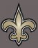 new orleans saints 2000-pres primary plastic effect logo decal sticker