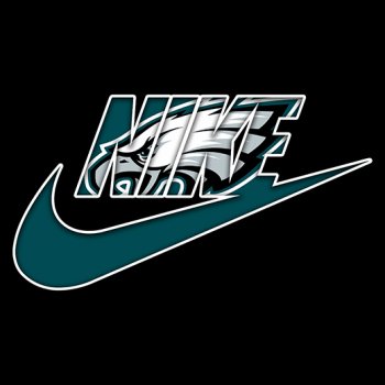 Philadelphia Eagles nike logo decal sticker