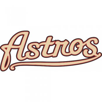 Houston Astros Script Logo  Iron-on Stickers (Heat Transfers) version 1