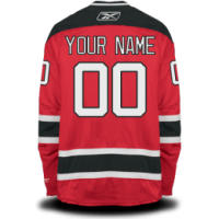 New Jersey Devils Custom Letter and Number Kits for Home Jersey