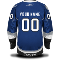 Tampa Bay Lightning Custom Letter and Number Kits for Third Jersey