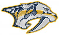 nashville predators 2012-pres primary logo plastic effect logo decal sticker