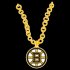 Boston Bruins necklace logo iron on transfer