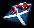 Spiderman SCOTLAND Flag decal sticker