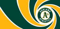 007 Oakland Athletics logo decal sticker