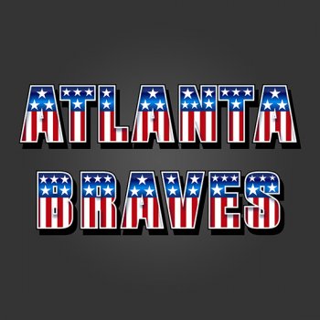 Atlanta Braves American Captain Logo decal sticker