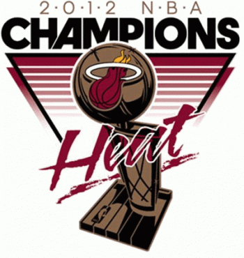 Miami Heat 201112 Champion Logo Decals Stickers