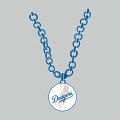 Los Angeles Dodgers necklace logo decal sticker