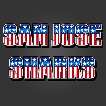 San Jose Sharks American Captain Logo decal sticker