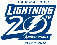 Tampa Bay Lightning 201213 Anniversary Logo Iron-on Stickers (Heat Transfers)