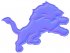 detroit lions 2009-pres primary colorful embossed logo decal sticker