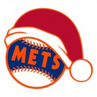 New York Mets Baseball Christmas hat iron on transfer