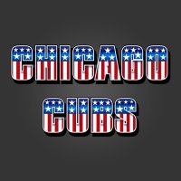 Chicago Cubs American Captain Logo decal sticker