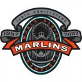 Florida Marlins Anniversary Logo  Decals Stickers