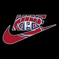 Montreal Canadiens nike logo decal sticker