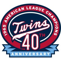 Minnesota Twins Anniversary Logo  Decals Stickers