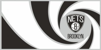 007 Brooklyn Nets logo iron on transfer