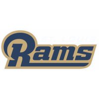 St. Louis Rams Script Logo  Decals Stickers version 4