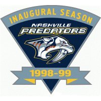 Nashville Predators Anniversary Logo  Iron-on Stickers (Heat Transfers)