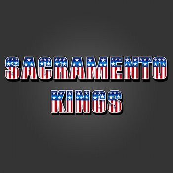 Sacramento Kings American Captain Logo decal sticker