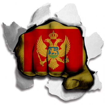 hulk MONTENEGRO Flag iron on transfer