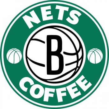 Product image/brooklyn nets starbucks coffee logo decal sticker