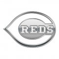 Cincinnati Reds silver logo iron on transfer