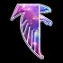 galaxy atlanta falcons iron on stickers