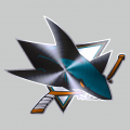 San Jose Sharks Stainless steel logo iron on transfer