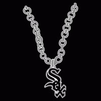 Chicago White Sox necklace logo decal sticker