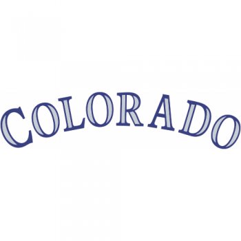 Colorado Rockies Script Logo  Iron-on Stickers (Heat Transfers)