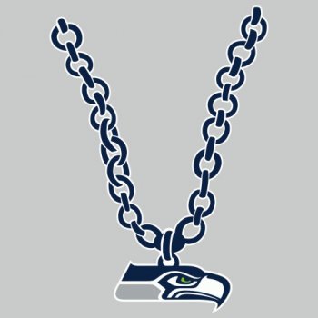 Seattle Seahawks necklace logo iron on transfer