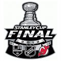 Devils-Kings 2012 Stanly Cup Final Primary Logo Iron-on Stickers (Heat Transfers) 1