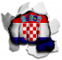 hulk CROATIA Flag iron on transfer