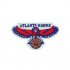 Atlanta Hawks Logo Embroidered Iron On Patches