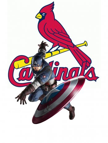 St. Louis Cardinals Captain America iron on transfers