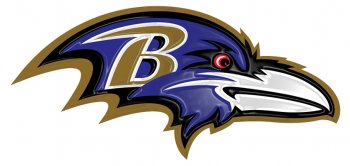 baltimore ravens 1999-pres primary plastic effect logo decal sticker