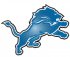 detroit lions 2009-pres primary plastic effect logo decal sticker