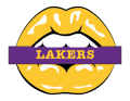 los angeles lakers script logo iron on transfers