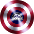 captain american shield with colorado rockies logo decal sticker