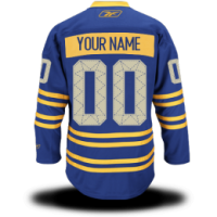 Buffalo Sabres Custom Letter and Number Kits for Third Jerseys