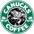 vancouver canucks starbucks coffee logo iron on transfer