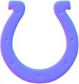 indianapolis colts 2002-pres primary colorful embossed logo decal sticker