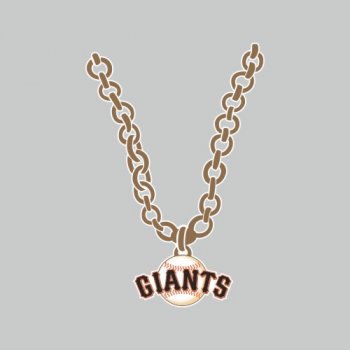 San Francisco Giants necklace logo decal sticker