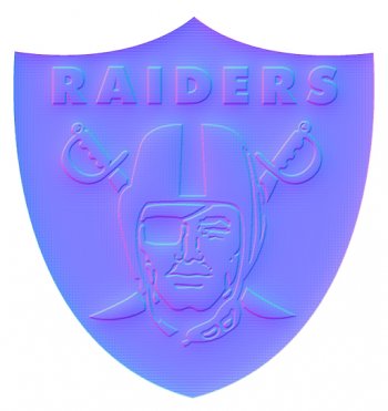 oakland raiders 1995-pres primary colorful embossed logo decal sticker