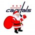 Washington Capitals Santa Claus Logo decal sticker