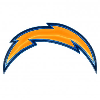 los angeles chargers crystal logo decal sticker